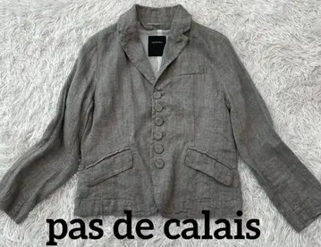 pas de calais 파드칼레 2way 마 혼방 자켓 싸개 버튼