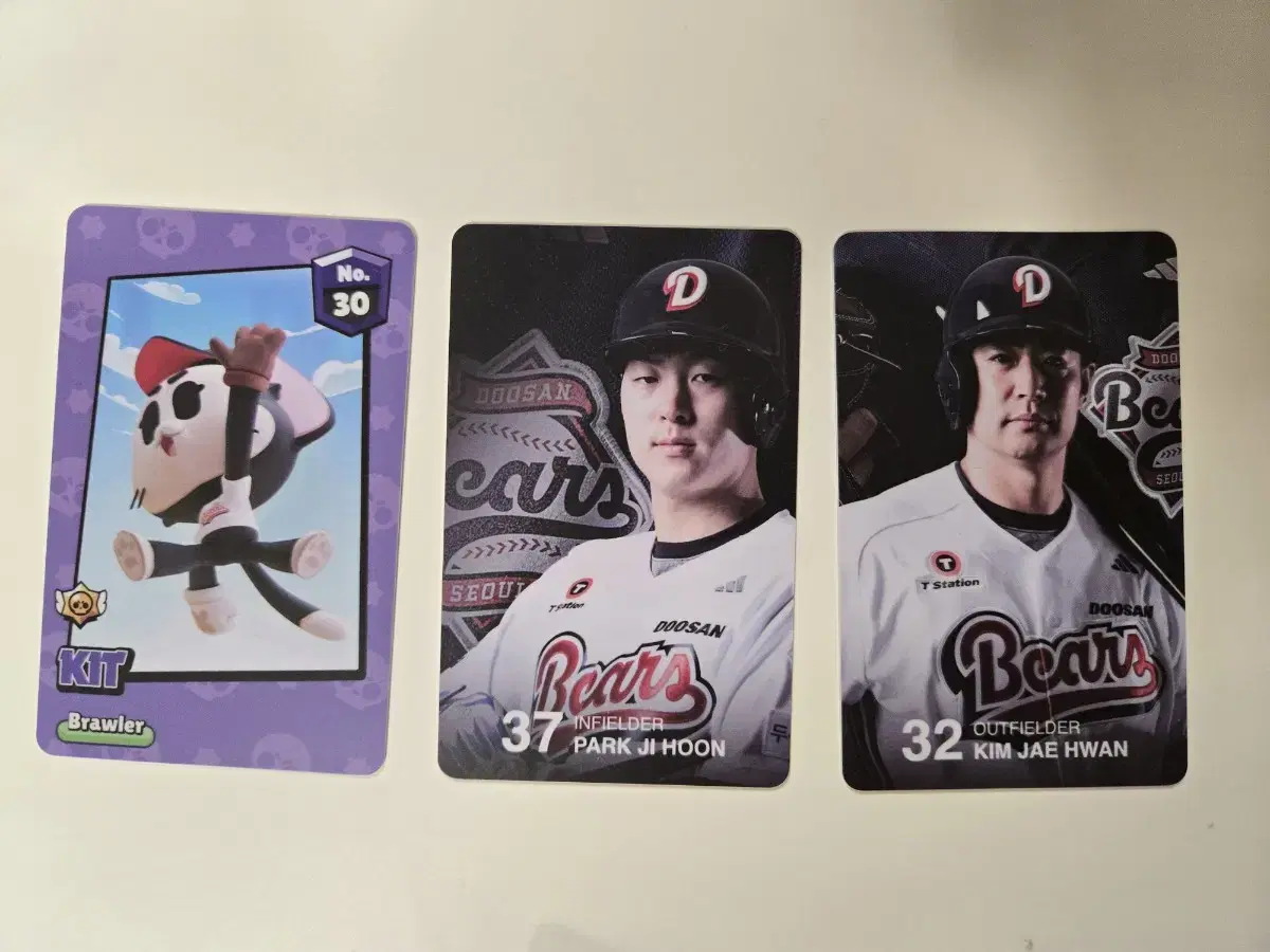 Doosan Bears photocard _ jaehwan jihoon Brawl Stars
