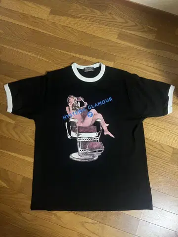 히스테릭 글래머 링거 티셔츠 XL