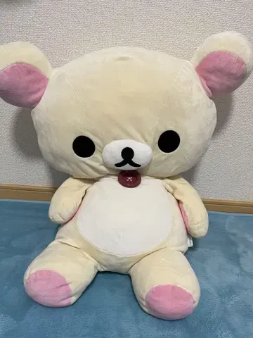특대형 약 70cm 코리락쿠마 쿠타리 봉제 인형
