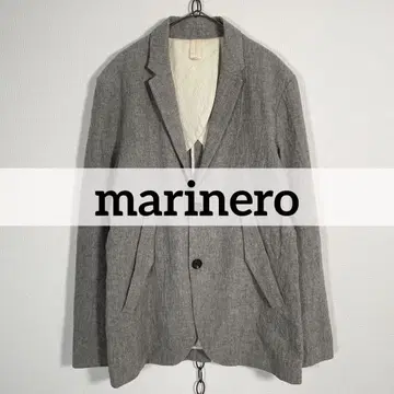 일본제 marinero quadro 린넨 블렌드 테일러드 자켓 린넨