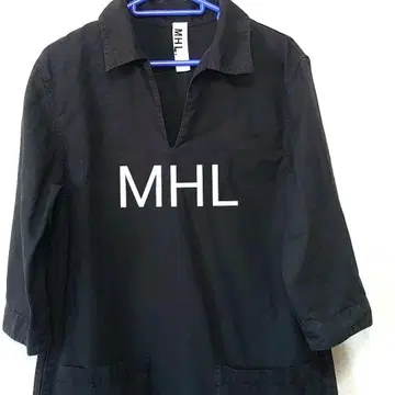 MHL 원피스 마가렛호웰 사이즈 1 S 블랙 튜닉