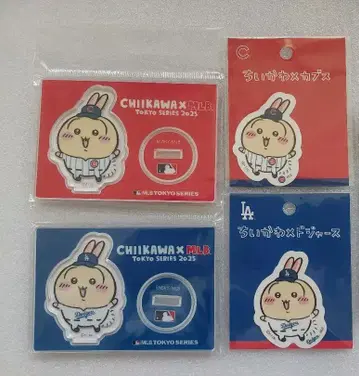 치이카와 (먼작귀) MLB 아크릴 스탠드 스티커 토끼