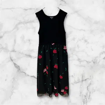 SONIA RYKIEL 소니아 리키엘 도킹 원피스 사과 패턴 40