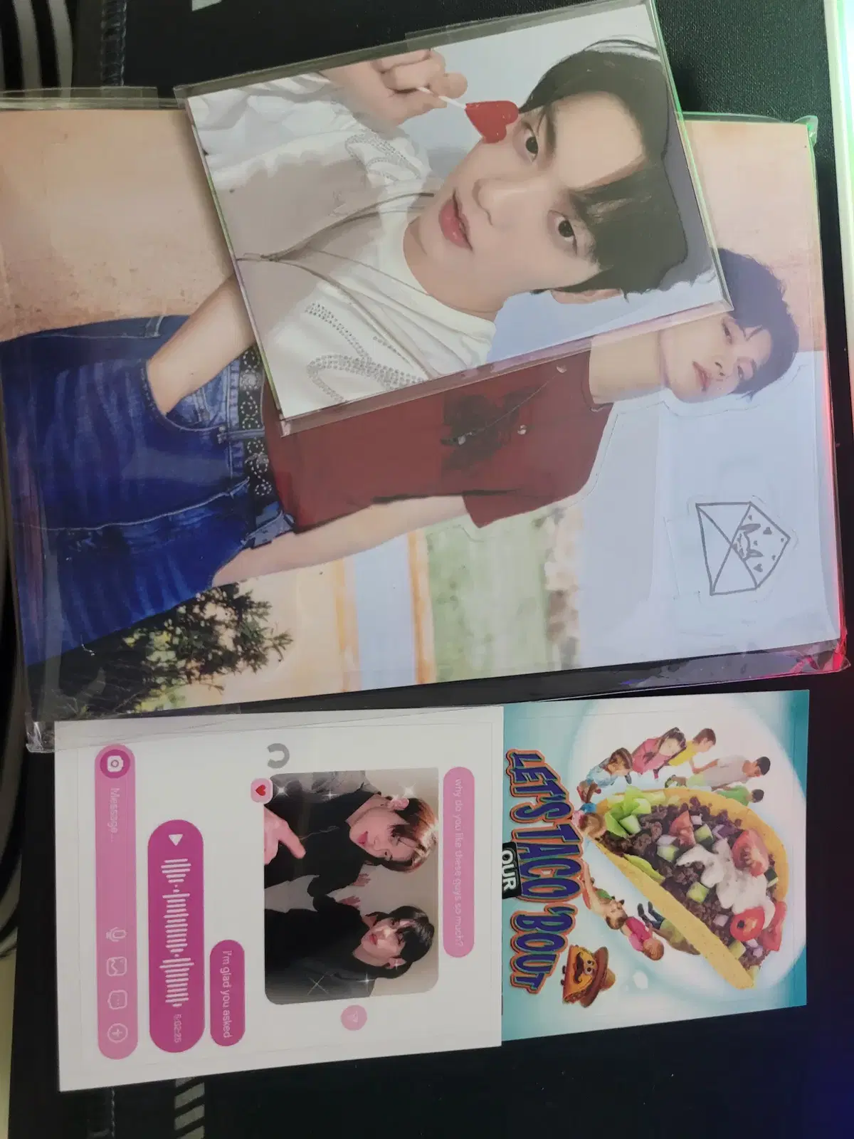 TXT Love Language Broadcast Poca + Yeonjun Stand WTS