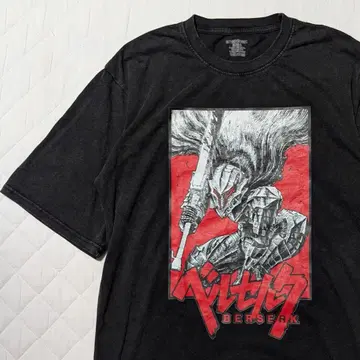 구제 의류 베르세르크 티셔츠 블랙 BERSERK 만화 애니메이션
