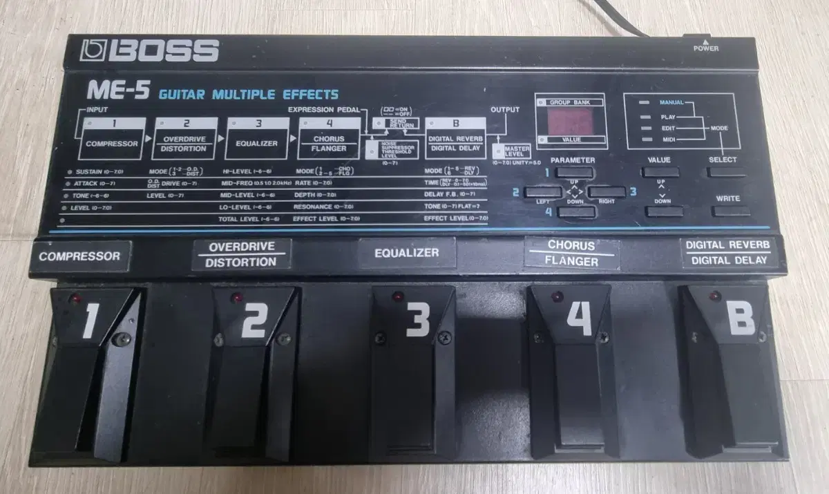 Vintage Boss Electric Guitar Multi-Effects ME-5