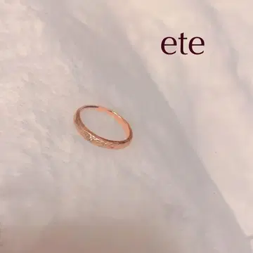 ete 다이아몬드 925 SILVER 0.005 핑크 7호 반지 핑키