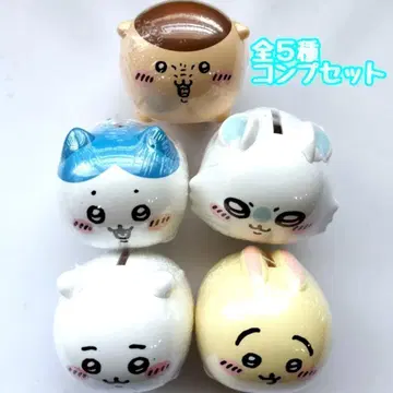 컴프 치이카와 (먼작귀) 저금통 전 5종 세트 가챠 피규어
