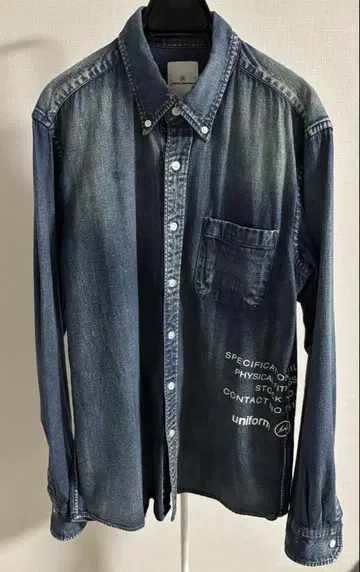 uniform experiment/DENIM B.D SHIRT/셔츠