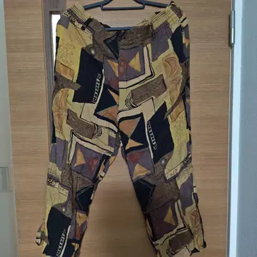 에스닉 패턴 이지 팬츠