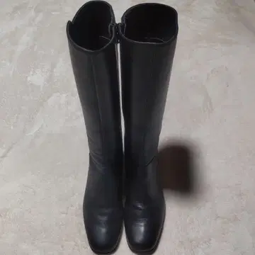 여성용 HUSH PUPPIES 블랙 부츠 롱 부츠