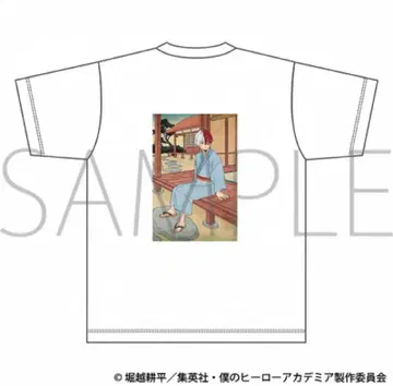 나의 히어로 아카데미아 히로아카 티셔츠 우키요에 토도로키 쇼토