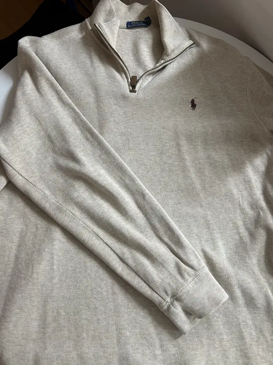 Polo Ralph Lauren Half Zip-Up Beige xl