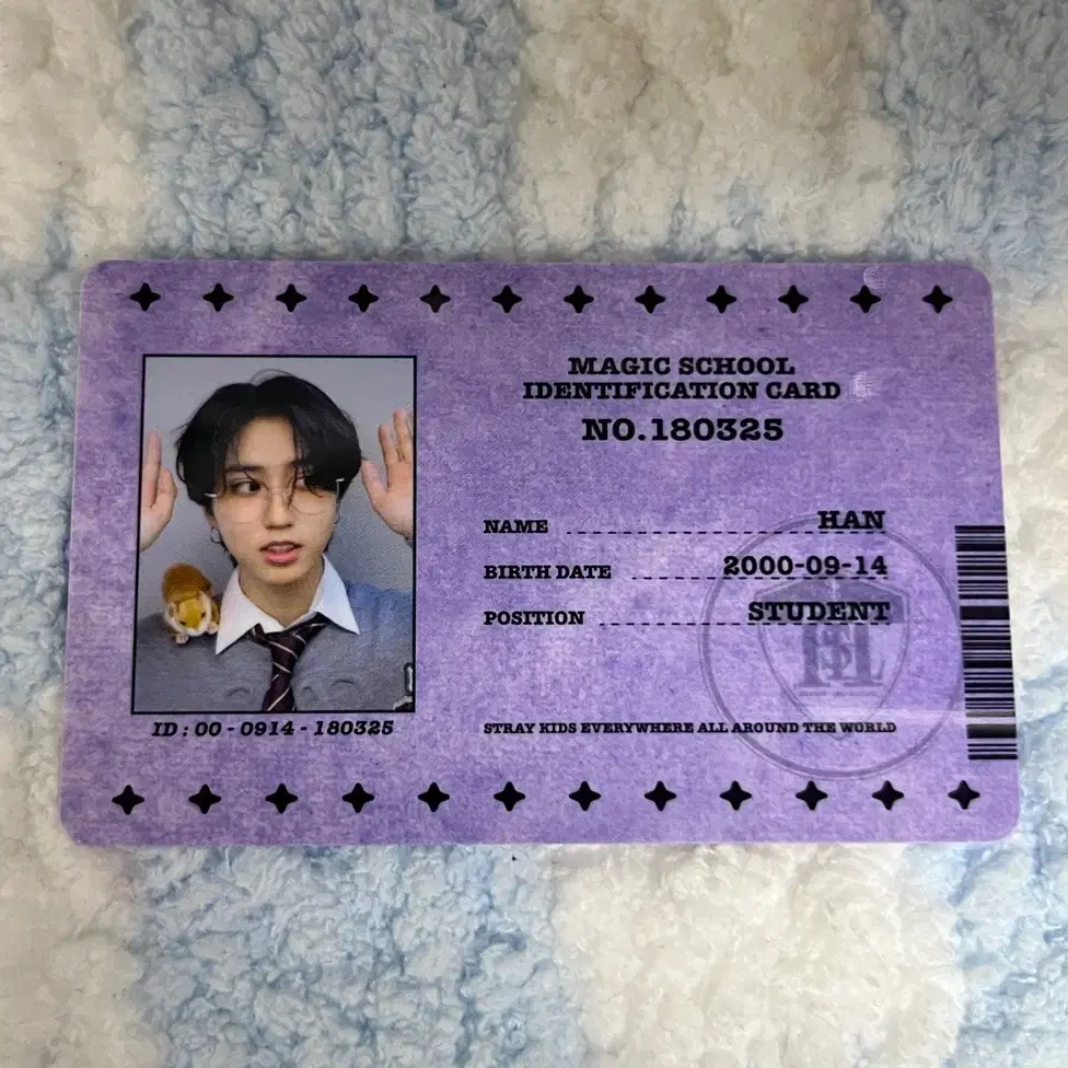 STRAY KIDS | 스트레이키즈 Stray Kids Han Jisung Magic School ID