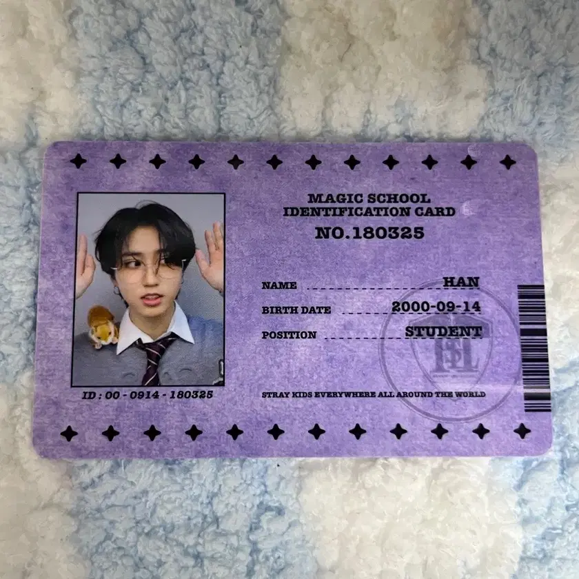 STRAY KIDS | 스트레이키즈 Stray Kids Han Jisung Magic School ID