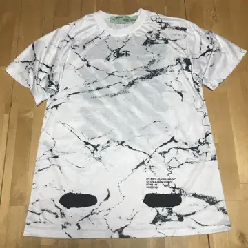 OFF WHITE 티셔츠 XL 사이즈 MAIN LABEL 흰색 화이트