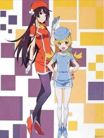 니시오 이시노 대백과사전 캠퍼스 아트 센죠가하라 오시노 시노부