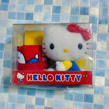 산리오 헬로키티 봉제 인형 에코백 기프트용 외부 가방 세트