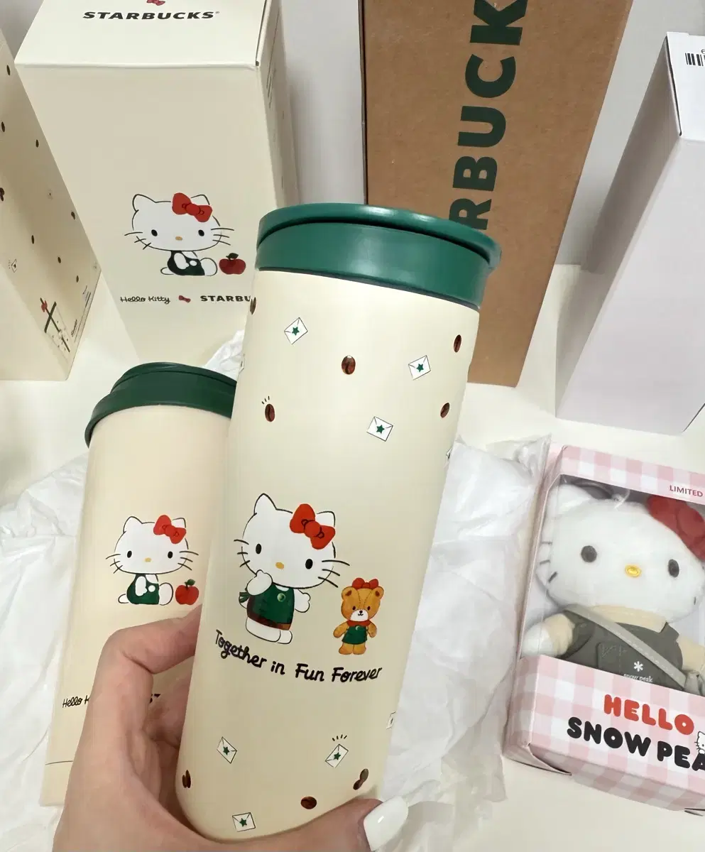 스타벅스 SS 헬로 키티 텀블러 355ml