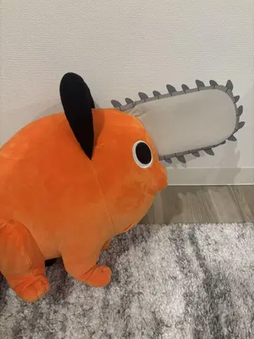 체인소 맨 포치타 봉제 인형 오렌지