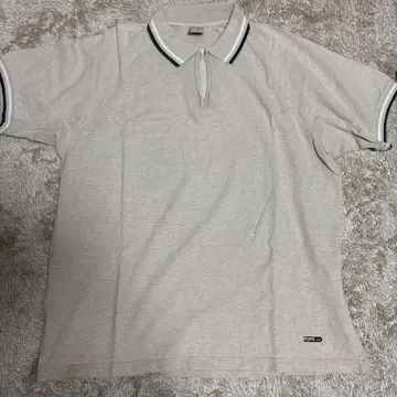 레어 silver Tab XL 베이지 피케 셔츠