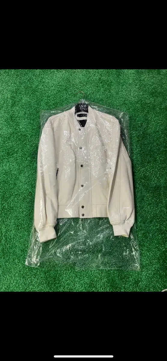 IRO Lambskin Varsity Leather Jacket Jumper