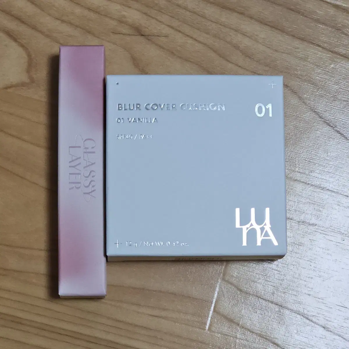 미개봉새상품) 루나 블러 커버 쿠션 1.0 바닐라 + 글래시 레이어 틴트
