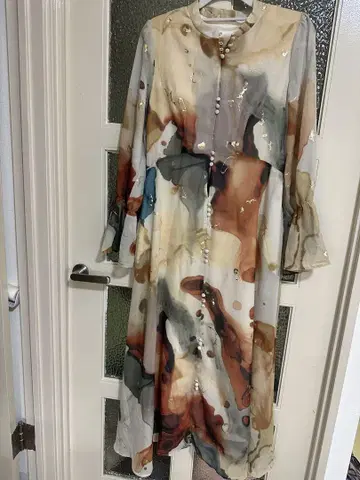 아메리빈티지 UNDRESSED AMELIA INK ART DRESS