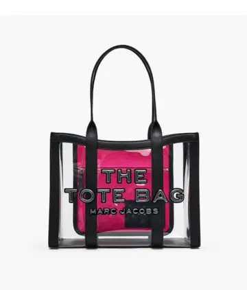 마크제이콥스 MARC JACOBS 더 클리어 토트 백 블랙