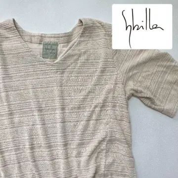 Shilla casa 원피스 LL 베이지 시빌라 레오노르 꽃 코튼