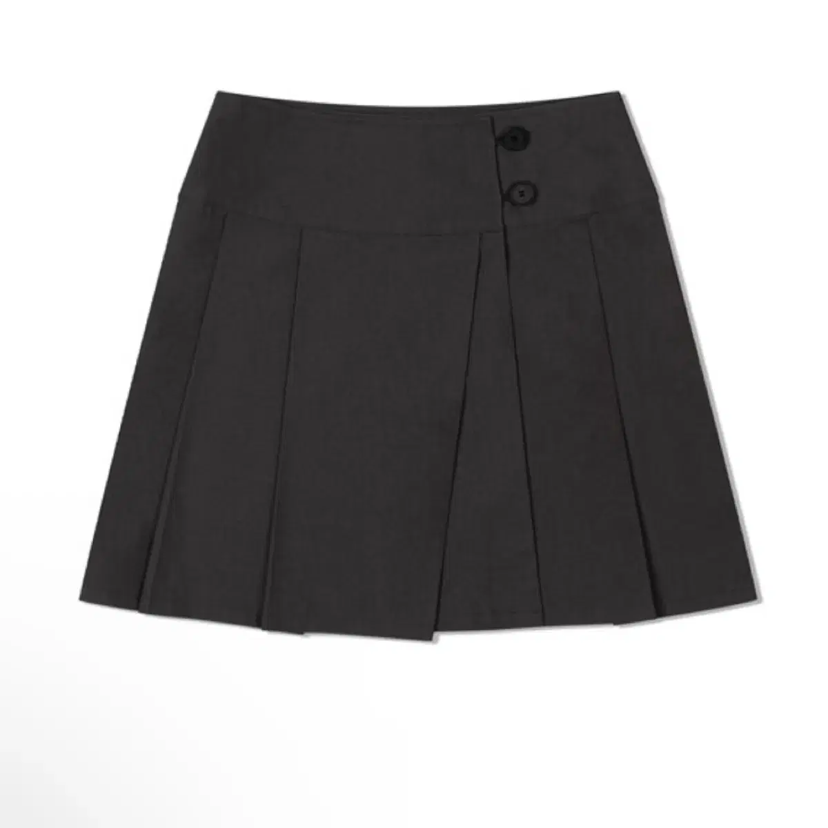 Miseki Seoul Midi Wrap Skirt Charcoal #미세키서울,#미세키