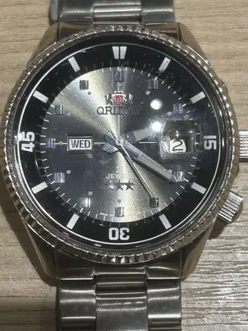 ORIENT 오토매틱 시계 그레이 다이얼