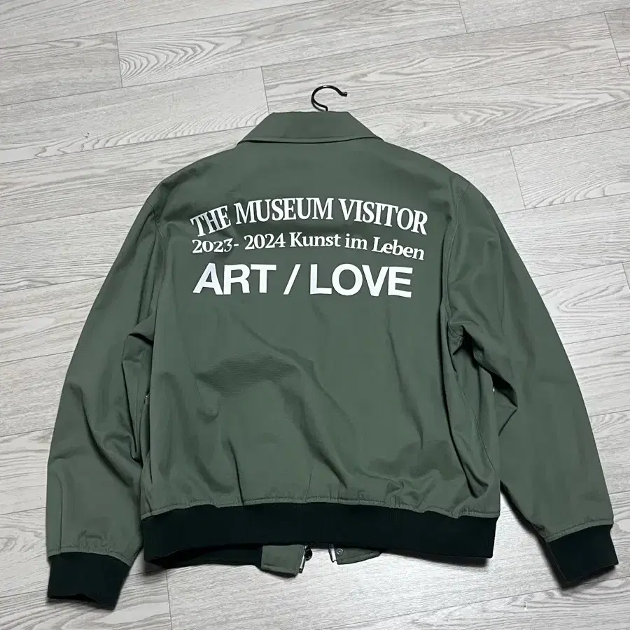 ◆THE MUSEUM VISITOR◆ CURVED FLAP POCKET BOMBER JACKET 0877 THE MUSEUM VISITOR | 더뮤지엄비지터 The Museum Visitor