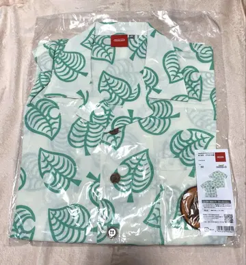 너굴의 알로하 셔츠 M 동물의 숲 닌텐도 미개봉 새상품