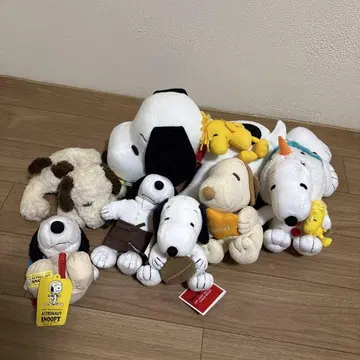 스누피 봉제 인형 7종 세트