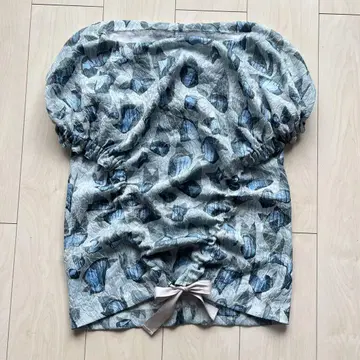 chalayan 후세인 차라얀 변형 블라우스 올 패턴 주름 가공