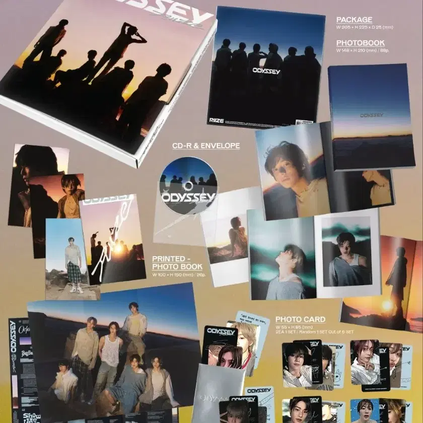 RIIZE | 라이즈 Riize Odyssey Package album wts (Earth