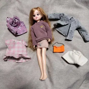 리카짱 세트 리카짱 인형 옷 갈아입히기 인형 본체 의류 묶음 판매