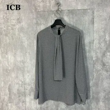 ICB BackSatinAmunzen 스카프 태국 블라우스 M
