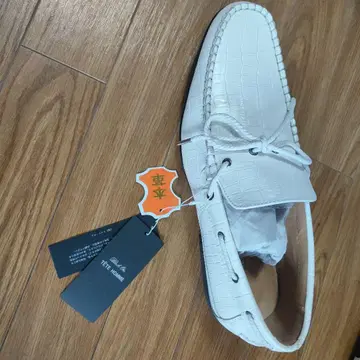 TETE HOMME 크로커다일 패턴 천연 가죽 로퍼 드라이빙 슈즈