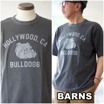 BARNS 반스 아웃피터즈 반팔 프린트 티셔츠 25285 L