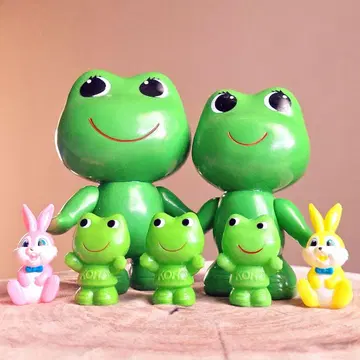 케로린 소프트 비닐 손가락 인형 펑짱 에스 에스 제약 쇼와 레트로 세트