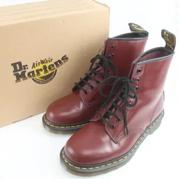 새상품급 Dr.Martens 1460 8홀 가죽 워크 부츠 UK7