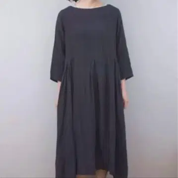 nest robe 네스트로브 원피스 린넨 절개 턱 원피스