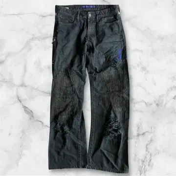denim by vanquish fragment 플레어 블랙 데님