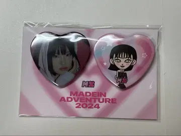 MADEIN ADVENTURE 2024 핀 배지 세트 아베 카즈 나고미