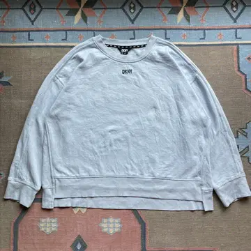00s DKNY Dana Carran 맨투맨 자수 로고 y2k 노멀 코어