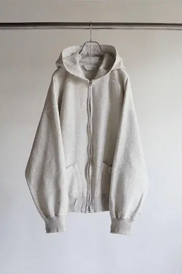 ANCELLM 안셀름 CRASH ZIP HOODIE 24aw