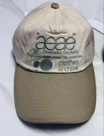 aeae 자수 로고 야구 모자